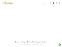 Tablet Screenshot of kartikasari.com